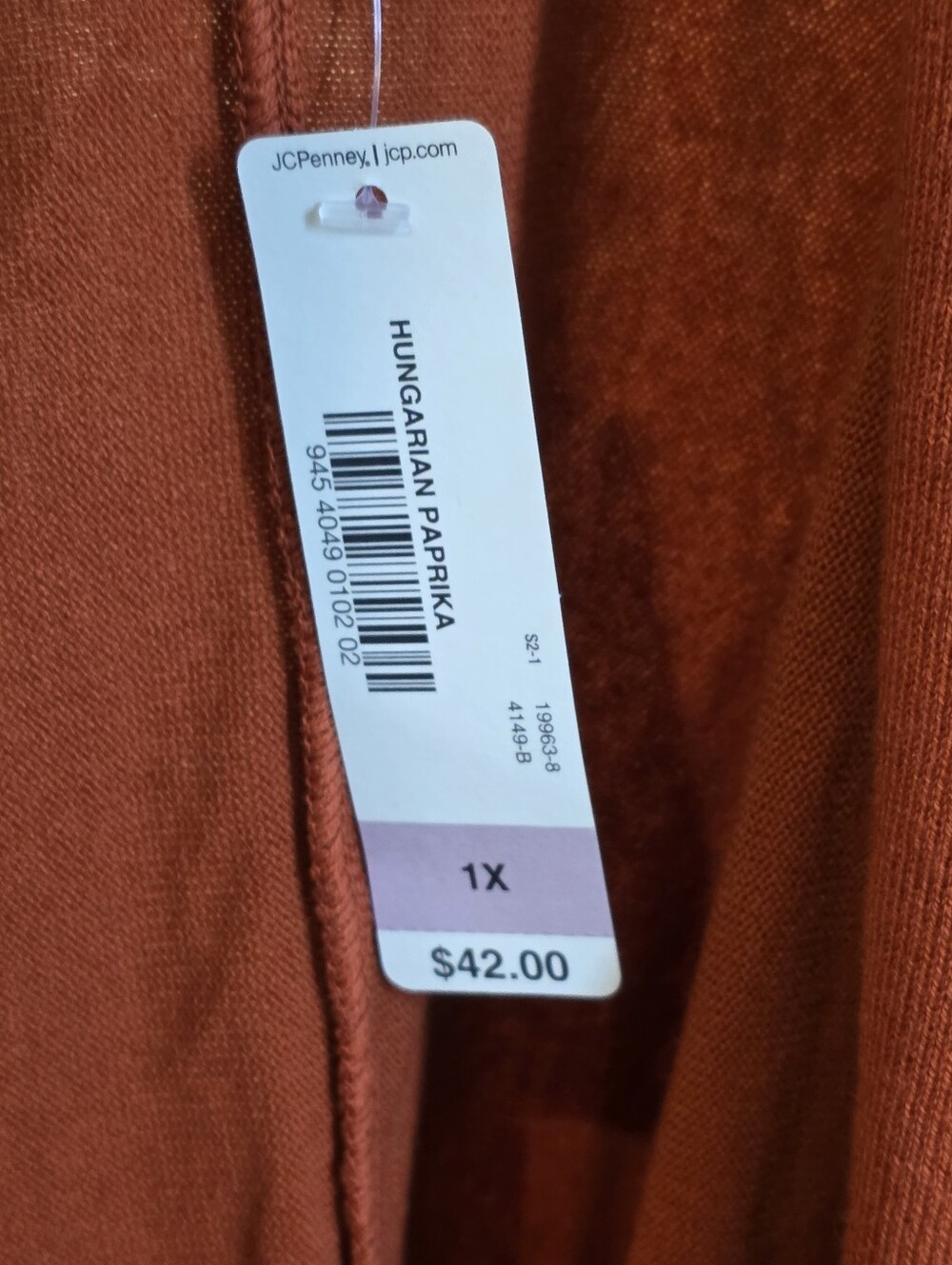 East 5th Rust Open-Front Cardigan Jacket - Picture 5 of 5